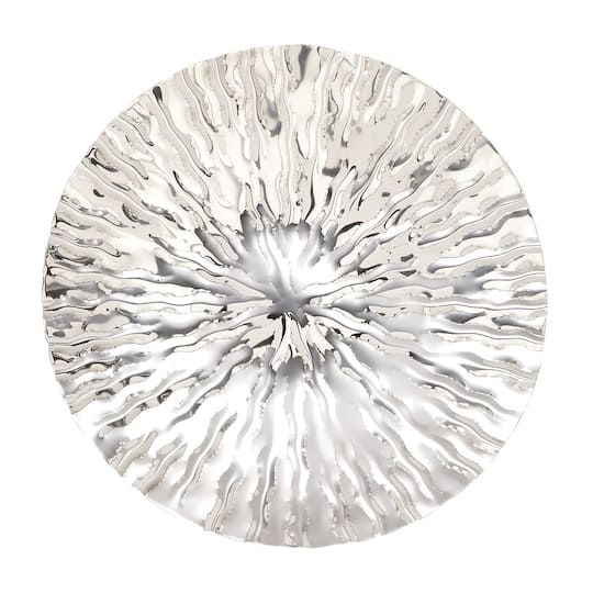 Silver Stainless Steel Glam Wall Décor Accent Set